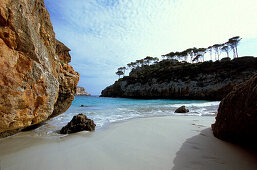 Coastal landscape. Cala s'Amonia, Majorca, Spain