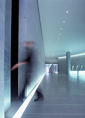 Entrance hall, Teatro Armani, architect Tadeo Ando, office of Emporio Armani, canal district/Navigli, Milan, Lombardia, Italy