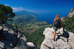 Blick auf Cala de Valldemossa, Mallorca Spanien