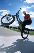 BMX Freestyle, Skatepark, Linz, Österreich