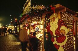 Dresdner Striezelmarkt, Dresden, Sachsen Deutschland