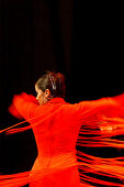 Flamencotänzerin, World Flamenco Fair, Sevilla, Andalusien, Spanien