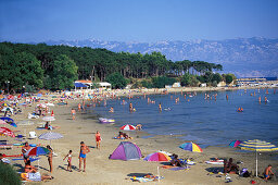 Paradiese Beach, Lopar, Rab Island Kvarner Bay, Kroatien