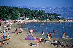 Paradise Beach, Lopar, Insel Rab, Kvarner Bucht Kroatien