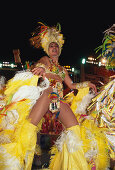 Frau im Karnevalskostüm, Santa Cruz de Tenerife, Teneriffa, Kanarische Inseln, Spanien, Europa