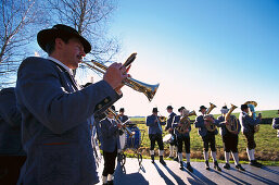 Brass Band, Muensing, Bavaria, Germany