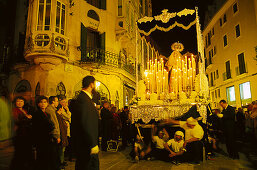 Procession during Holy Week, Semana Santa, Palma de Mallorca, Mallorca, Spain