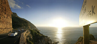 Chapmans Peak Drive from Hout Bay to Noordhoek, Cape Peninsula, West Cape, South Africa, Africa