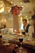 People at the counter of a Tapas bar, Madrid, Spain, Europe