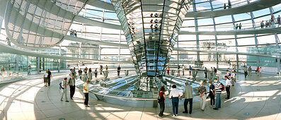 Glass cupola of the Reichstag, Glass Cupola of the Reichstag, Sir Norman Foster, Berlin