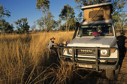 Four-wheel drive camping, Australien, outback, central Australia, Four-wheel drive off road camping