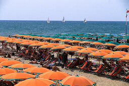 Beach, Viareggio, Tuscany Italy