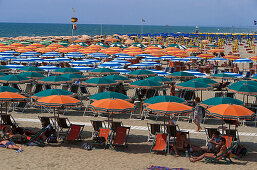 Beach, Viareggio, Tuscany Italy