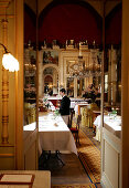 Waiter at Restaurant Cambio, Torino, Piedmont, Italy, Europe