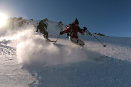 Skiing, Austria, Stubaital