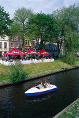 Canal, Friedrichstadt Schleswig-Holstein, Germany