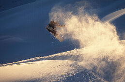 Snowboarder, Valluga, Arlberg Tirol, Oesterreich