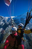 Paragliding, Tandemflight, Eiger, Grindelwald Switzerland