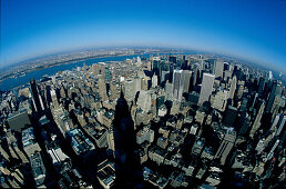 Blick vom Empire State Building, Auf Manhattan Midtown New York City, USA