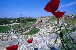 Roman theatre in the ancient city of Milet, Turkey