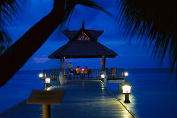 Privater Dinner, Hotel Banyan Tree, Vabbinfaru, Malediven