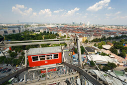 Gondola of Ferris wheel, Prater, Vienna, Austria