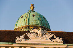 Cupola of the Michaelertrakt, Alte Hofburg, Vienna, Austria