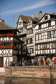 View over the Ill to the Place Benjamin Zix, La Petit France, View over the Ill to the Place Benjamin Zix, La Petit France Little France, , Strasbourg, Alsace, France