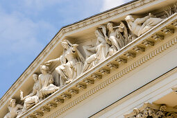 Gable of the Hungarian National Museum, Pest, Budapest, Hungary