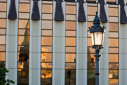 FIsher Bastion Reflections in Budapest Hilton Hotel facade