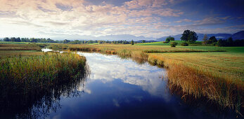 River Ach near Uffing, Staffelsee, Upper Bavaria, Germany