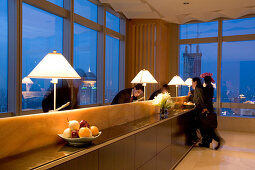 JW Marriott Hotel Shanghai,Five Star Hotel, Nanjing West Road, in 38th floor, opened 2003, Luxury hotel, reception