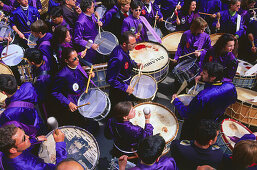 The drums of Calanda,Holy Week,Calanda,Province Teruel,Aragon,Spain