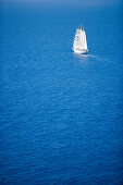 Aerial Photo of Star Clipper,Antigua Classic Yacht Regatta, Antigua