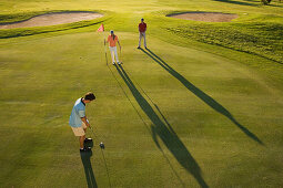 Golfer auf dem Golfplatz