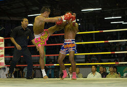 Thai Boxing, Lumphini Stadium, Bangkok, Thailand