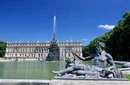 Schloss Herrenchiemsee, Herrenchiemsee, Chiemsee, Chiemgau, Bayern, Deutschland