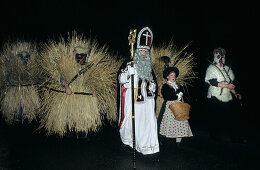 Nikolaus mit Buttnmandl, Berchtesgadener Land, Oberbayern, Bayern, Deutschland