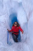 Bergsteigering auf dem Franz Josef Gletscher, Neuseeland