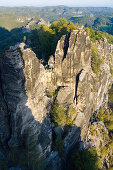 Elbsandstein rocks, Bastei, Saxony, Germany