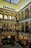 Interior view of the shopping center Magna Plaza, Amsterdam, Netherlands, Europe