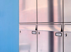 Mailboxes, Fuenf Hoefe, Munich, Bavaria, Germany