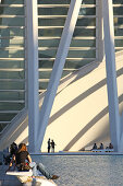 City of Arts and Sciences, Science Museum, Ciudad de las Artes y las Ciencias, Museo de las Ciencias Principe Felipe, like a skeleton of a giant whale, architect Calatrava, Valencia, Spain