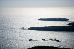 Luftbild vom 10000 Islands Naturpark, Florida, USA