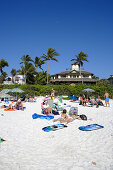 Municipal beach in Naples, Florida, USA