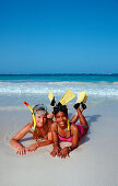Frauen am Strand, Punta Cana, Karibik, Dominikanische Republik