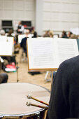 Notenpult, Orchester, Münchner Symphoniker, Deutschland