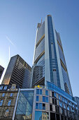 View of the Commerzbank, Frankfurt am Main, Hesse, Germany