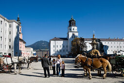 Residenzplatz, Salzburg, Salzburger Land, Österreich