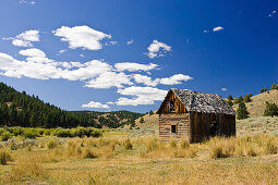 Landschaft mit Scheune, Wilder Westen, Oregon, USA
